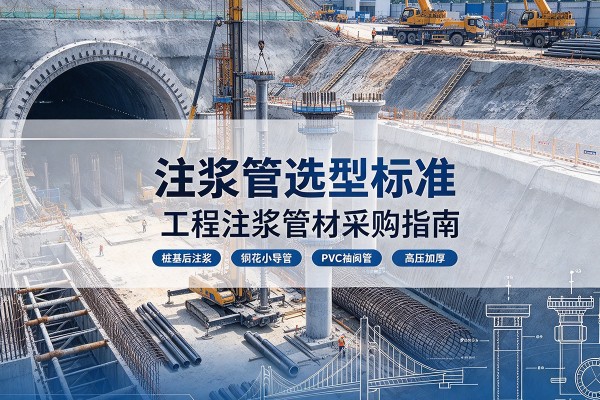 佛山注浆管选型标准